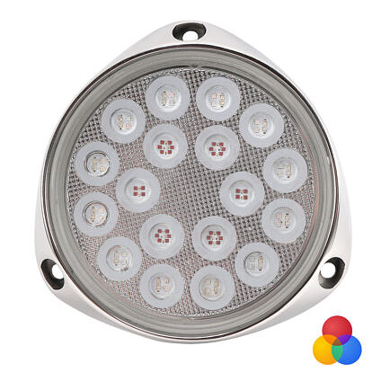deltager Vugge Planet Underwater Transom LED Boat Light - Medium Starfish Dual Color